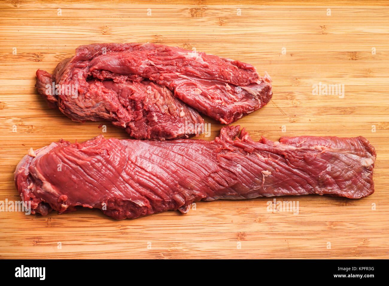 Hanging tender, Hanger steak, onglet Stock Photo