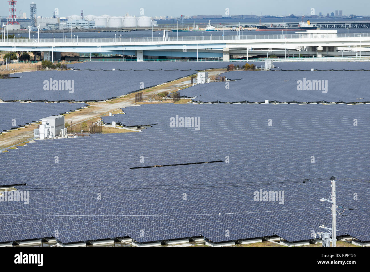 Solar energy power plant Stock Photo - Alamy