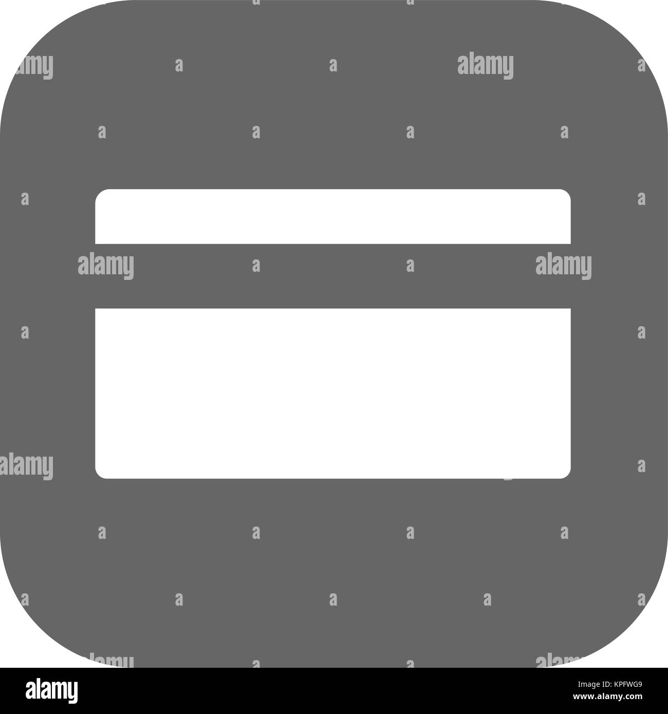Credit Card Icon Vector isolated on white background Stock Vector Image ...