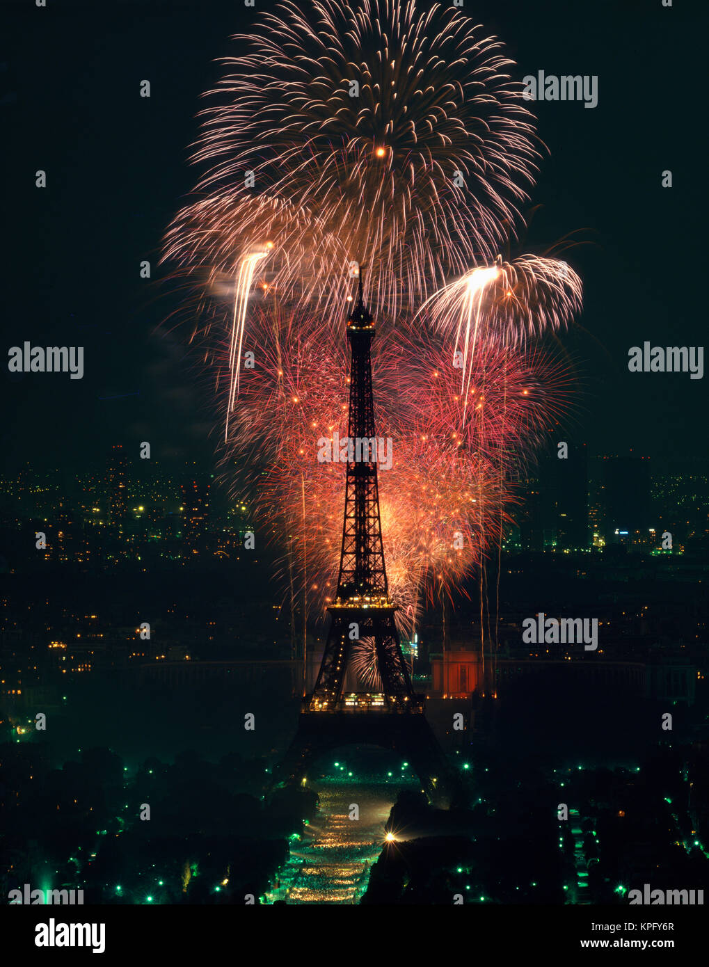 Fireworks, Eiffel Tower, Paris, France Stock Photo Alamy
