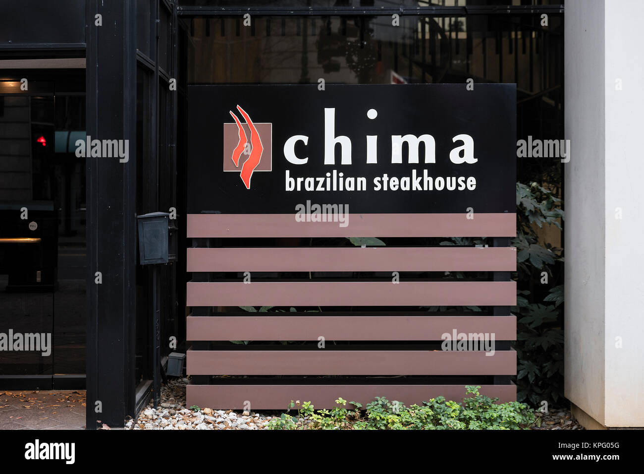 Chima Brazilian Steakhouse restaurant, Charlotte, North Carolina, USA. Stock Photo