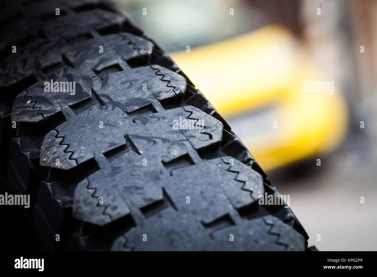 Used motorcycle tire Stock Photo Alamy