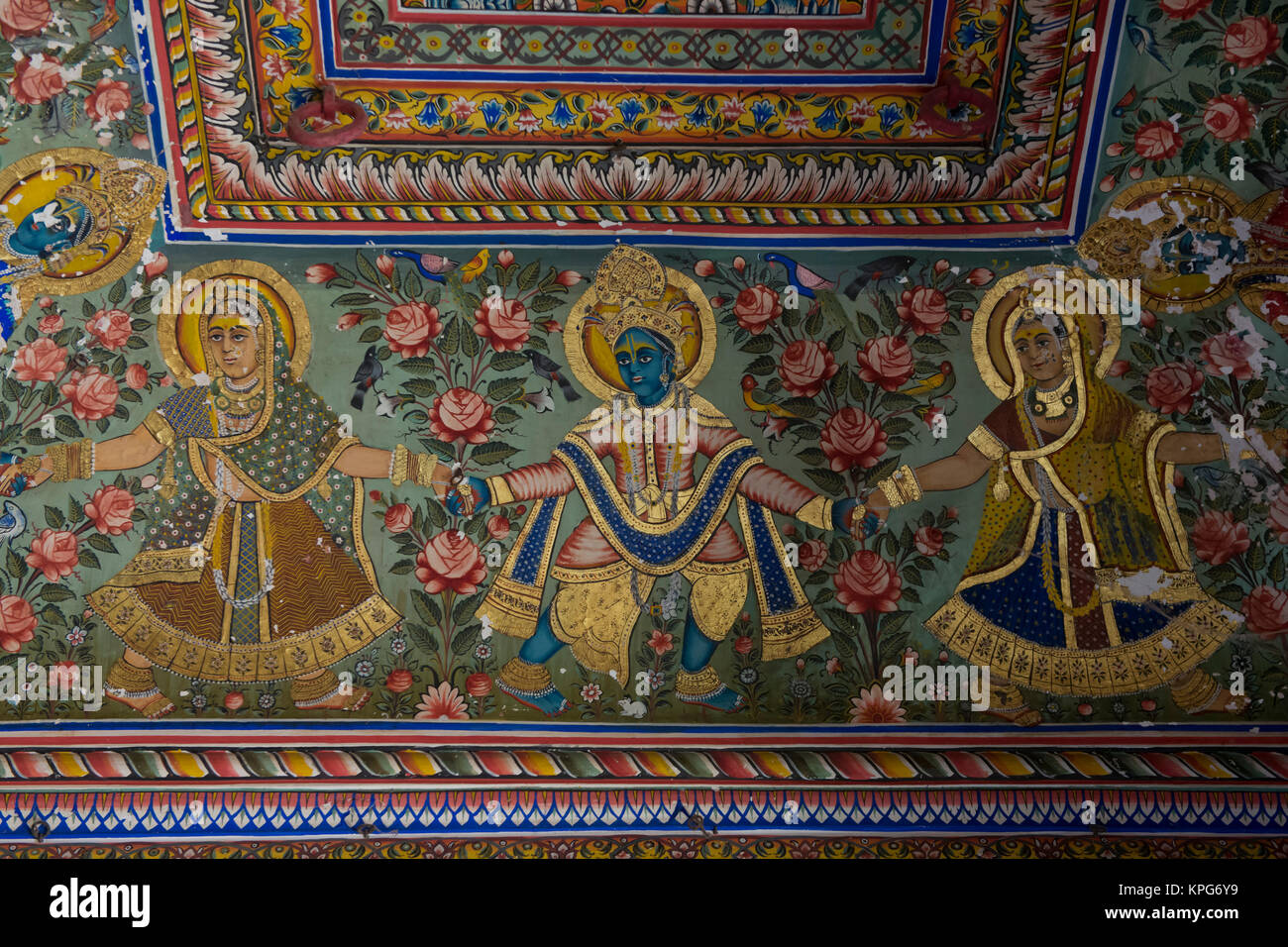 Decorated Haveli in Mandawa Stock Photo - Alamy