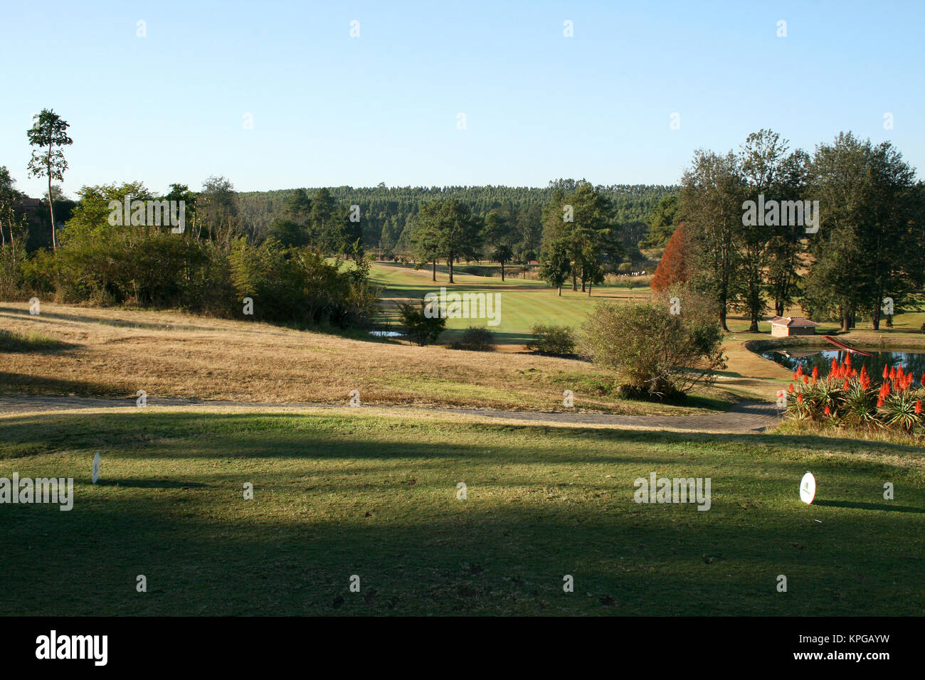 Golf course, White River, Mpumalanga Stock Photo