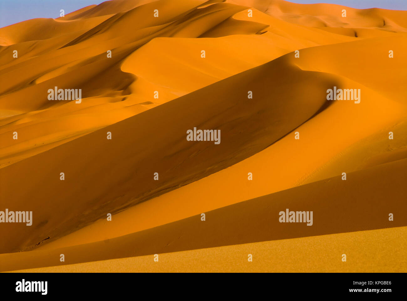 Libya, Fezzan, dunes of Erg Murzuq Stock Photo