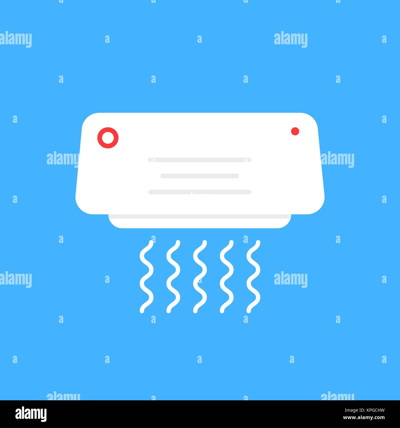 white air conditioner icon Stock Vector Image & Art - Alamy