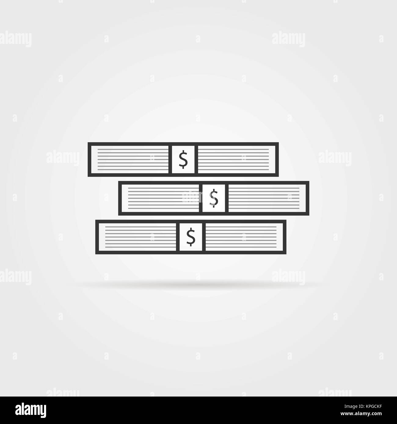 Usd currency stack Stock Vector Images - Alamy