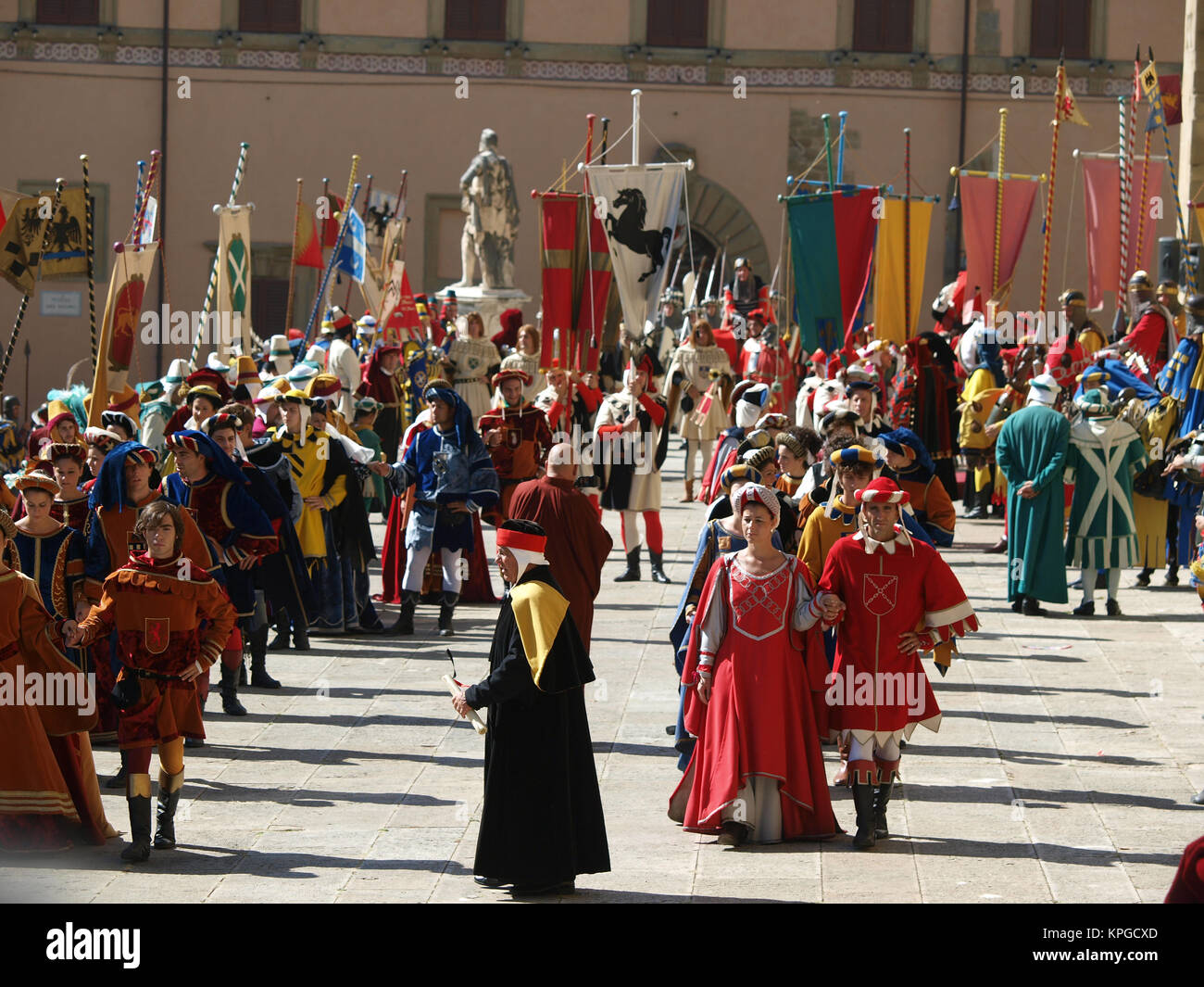 Arezzo annual medieval festival called the Saracen Joust in