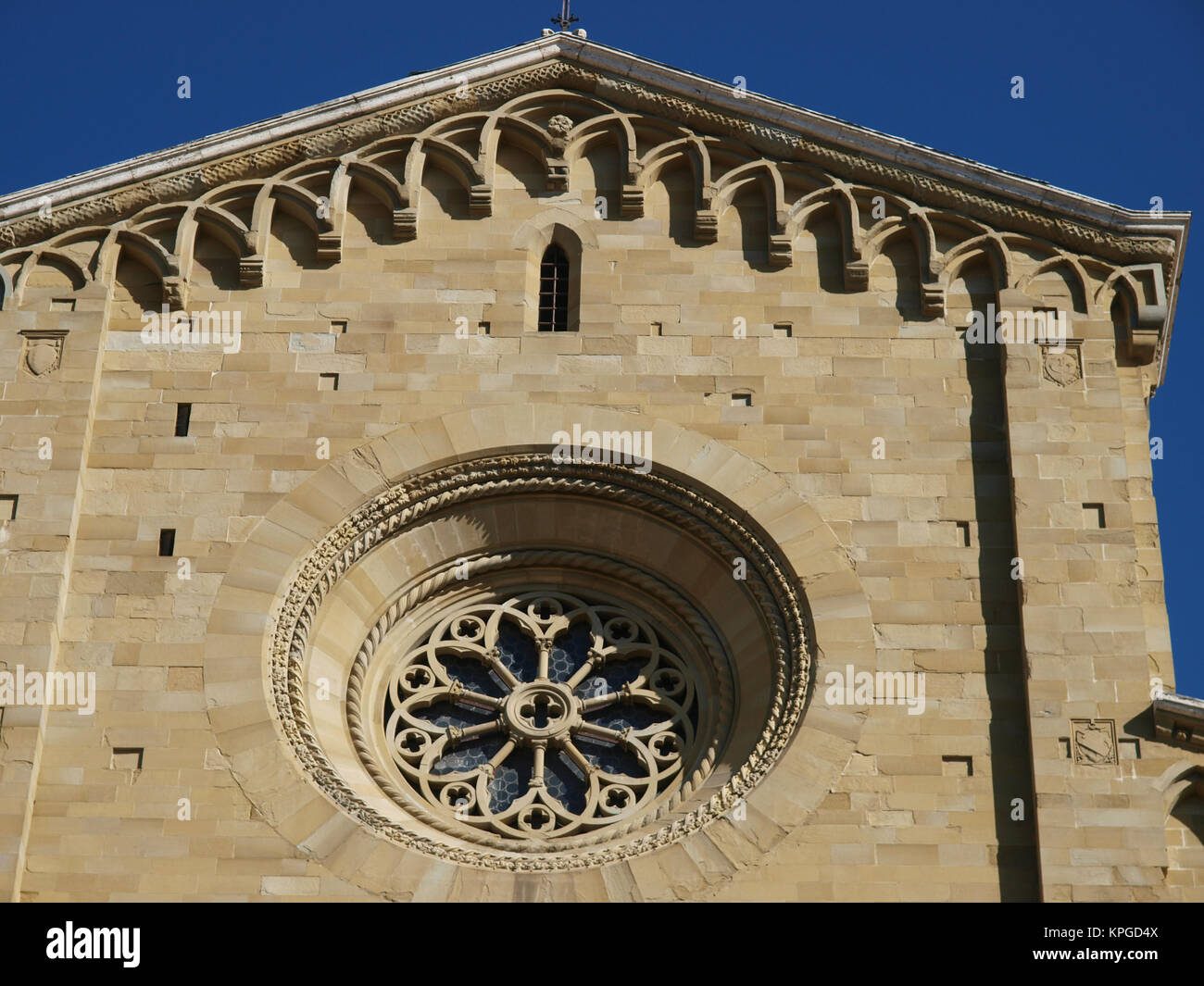 Arezzo the Gothic Cathedral of Saint Donatus Stock Photo Alamy