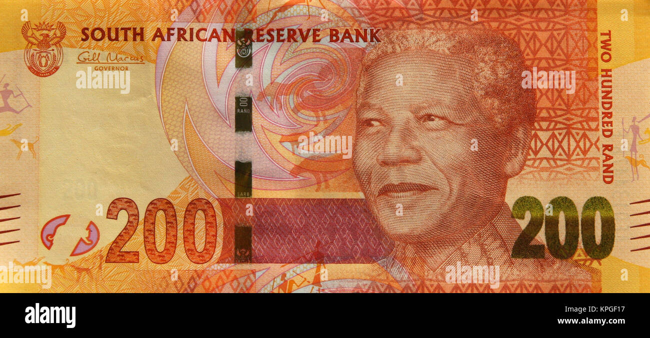 r200 note south africa stock photo alamy