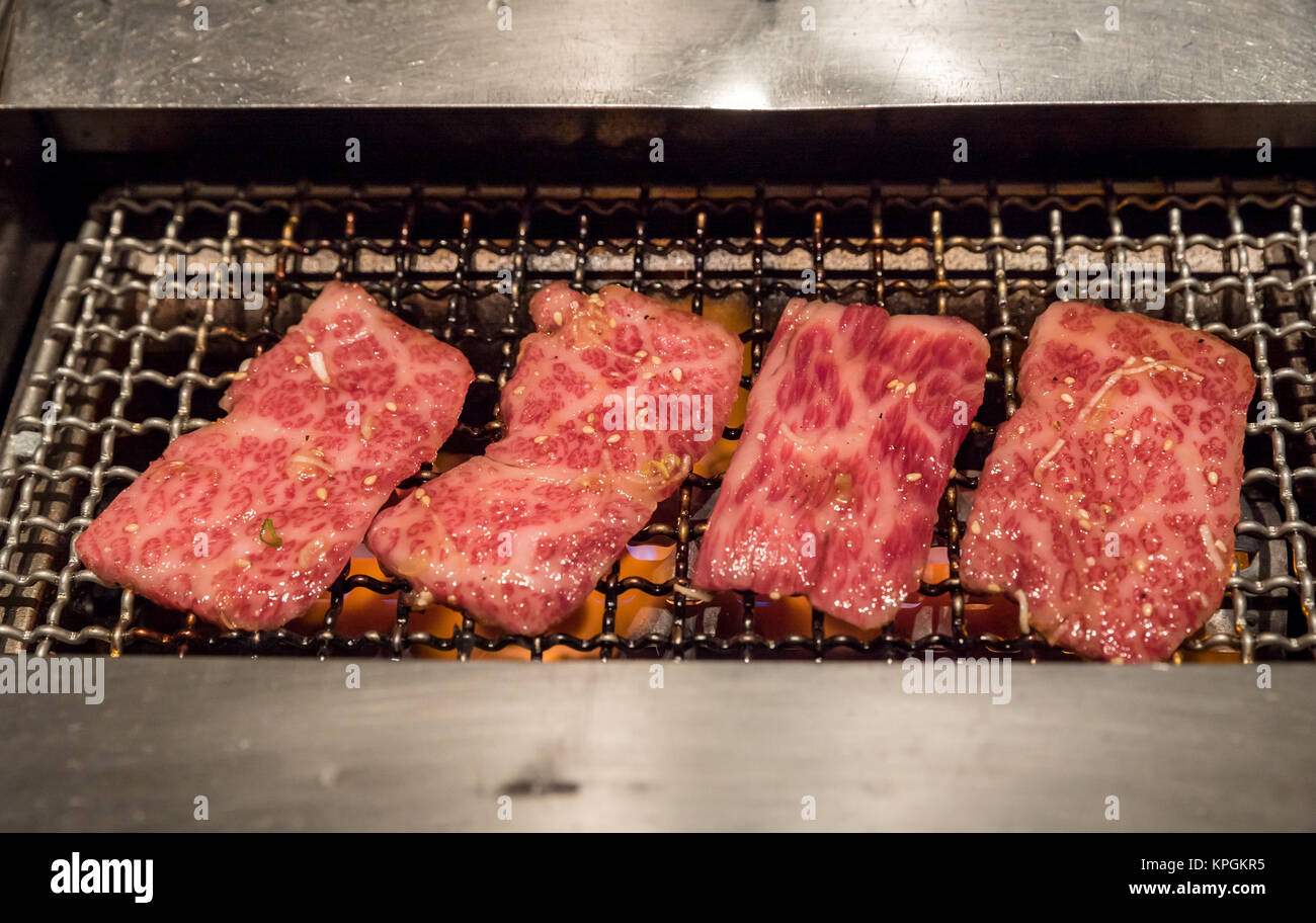 grilled wagyu beef Stock Photo Alamy
