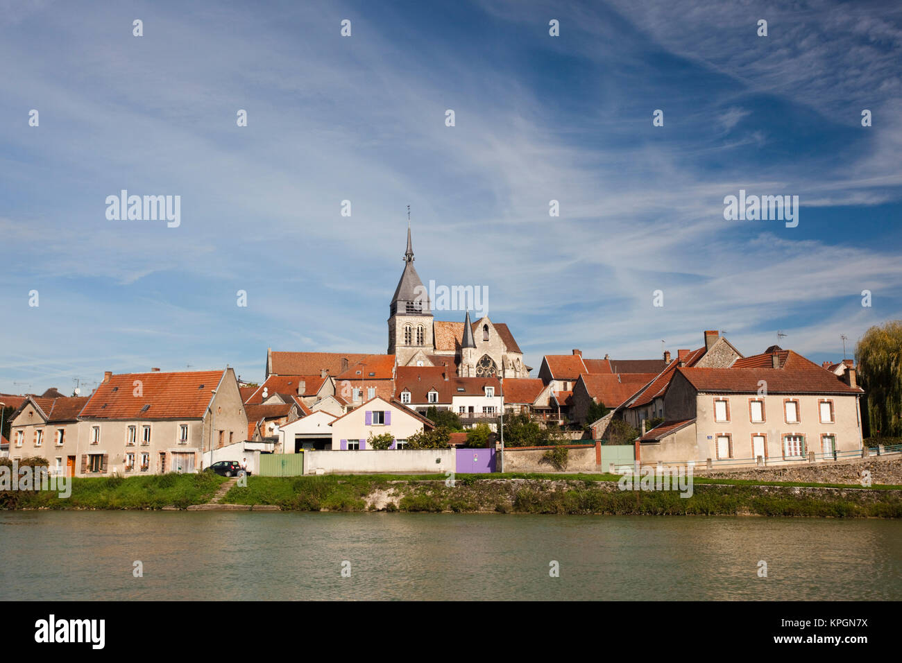 France, Marne, Champagne Region, Damery, town view Stock Photo Alamy