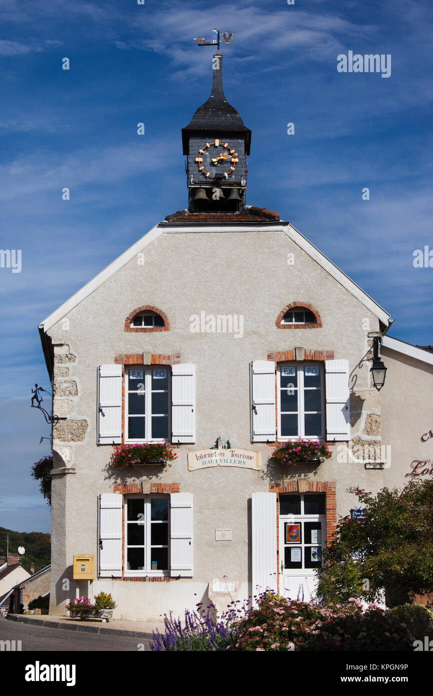 France, Marne, Champagne Region, Hautvillers, town hall Stock Photo Alamy
