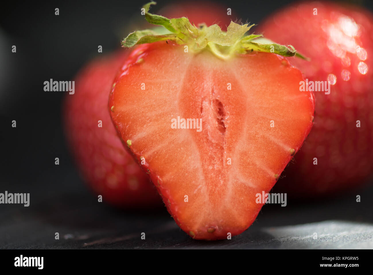 Fresh ripe strawberry Stock Photo - Alamy