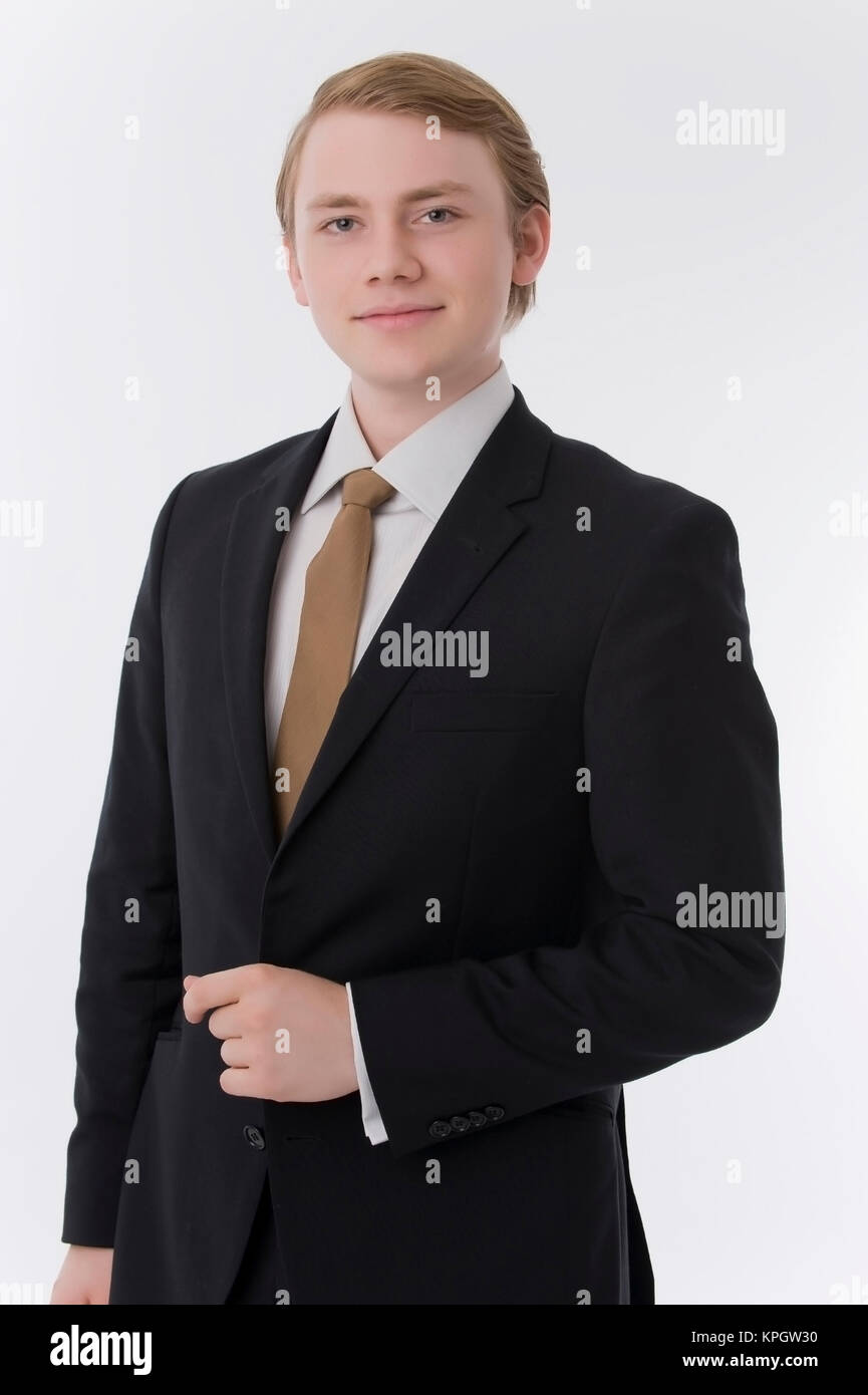 Model released , Junger Gesch?ftsmann, 20+ - young businessman Stock Photo