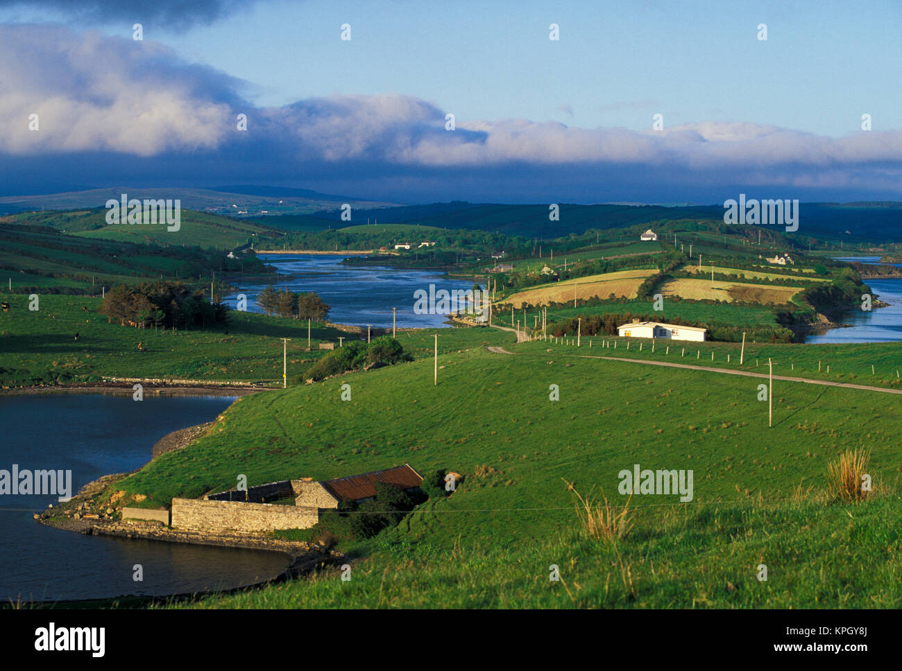 Ireland, County Mayo. Clew Bay Stock Photo Alamy