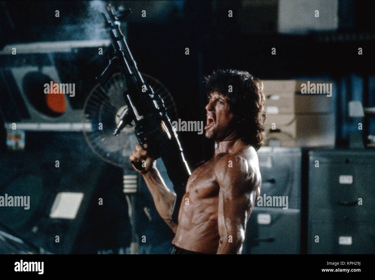 Rambo: First Blood Part 2 Year : 1985 USA Director : George P. Cosmatos Sylvester Stallone Stock Photo