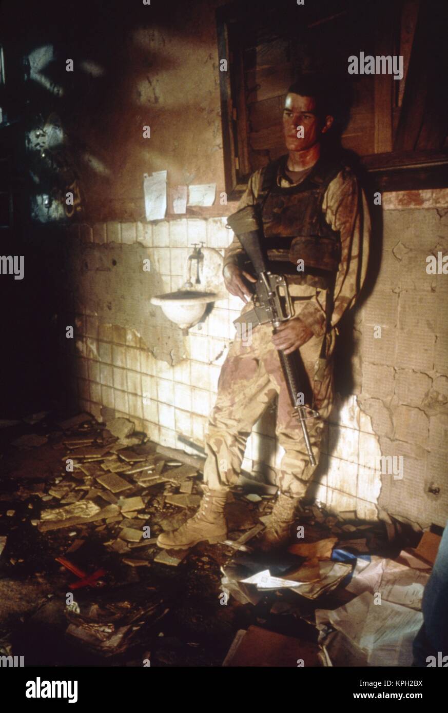 Black Hawk Down Year : 2001 USA / UK Director : Ridley Scott Josh Hartnett Stock Photo