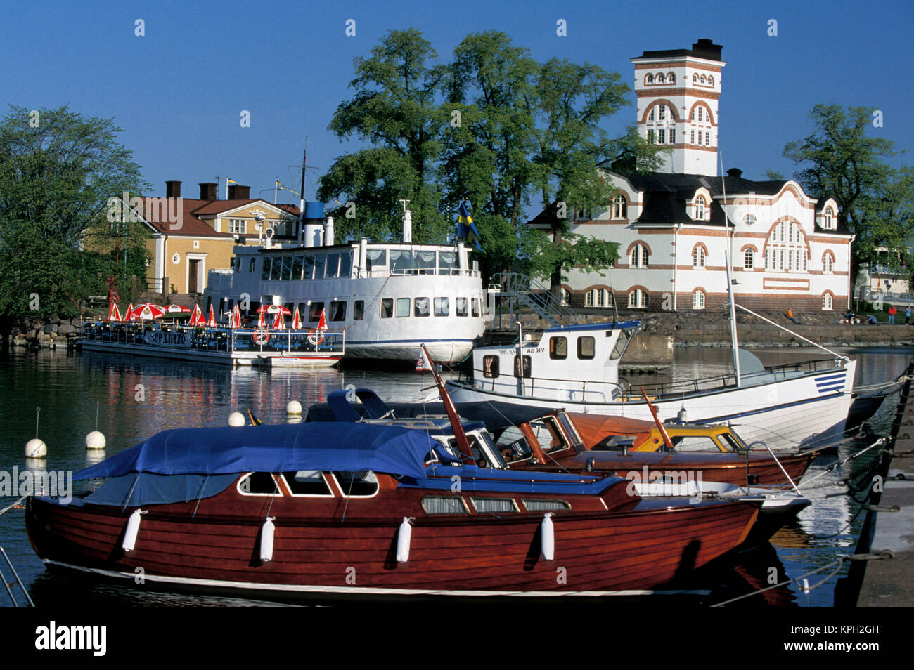 Sweden, Vastervik. Waterfront Stock Photo - Alamy