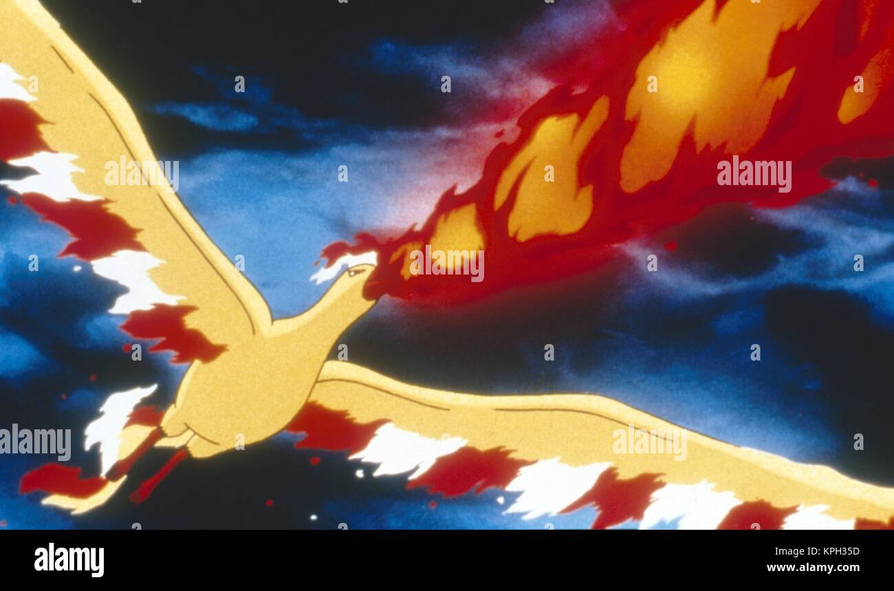 Gekijô-ban poketto monsutâ: Maboroshi no pokemon: Rugia bakutan  Pokemon: The Power of One Year : 1999 USA / Japan Director : Kunihiko Yuyama, Michael Haigney Animation Stock Photo
