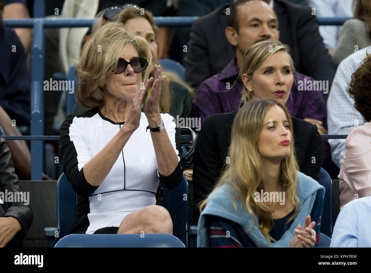FLUSHING NY- SEPTEMBER 08: Christine Baranski, Ricki Noel Lander, at