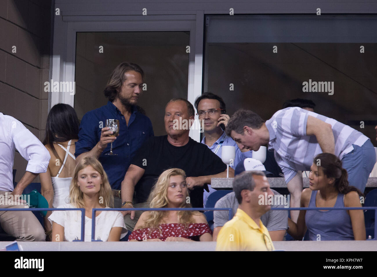 FLUSHING NY- SEPTEMBER 02: Victoria Secret models Elsa Hosk and