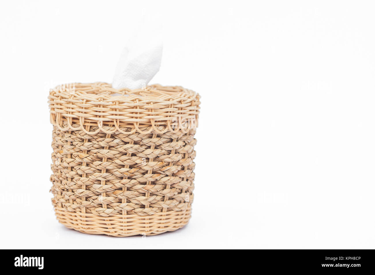 Craft weave tissue paper box Stock Photo - Alamy
