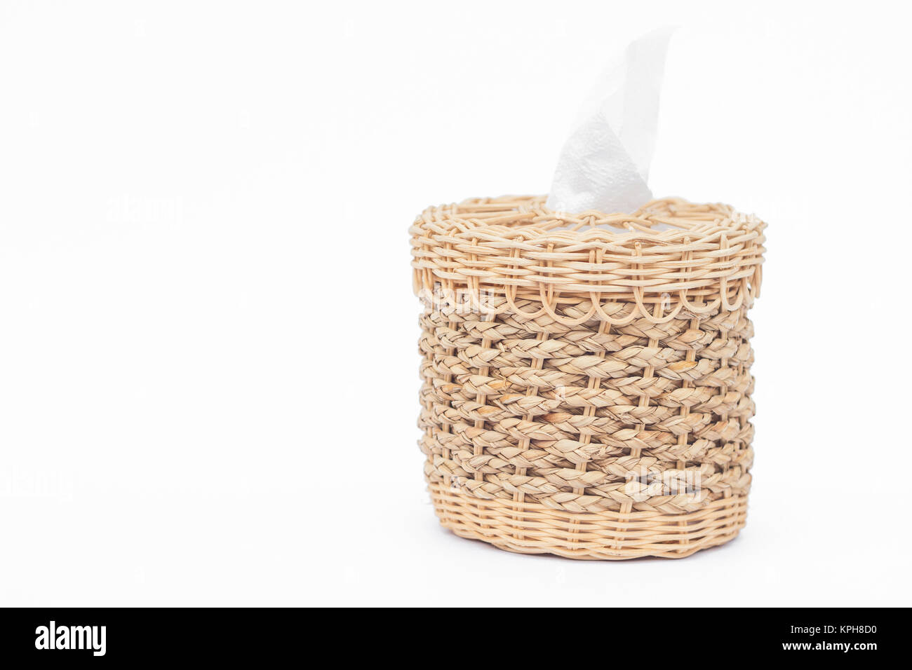 Craft weave tissue paper box Stock Photo Alamy