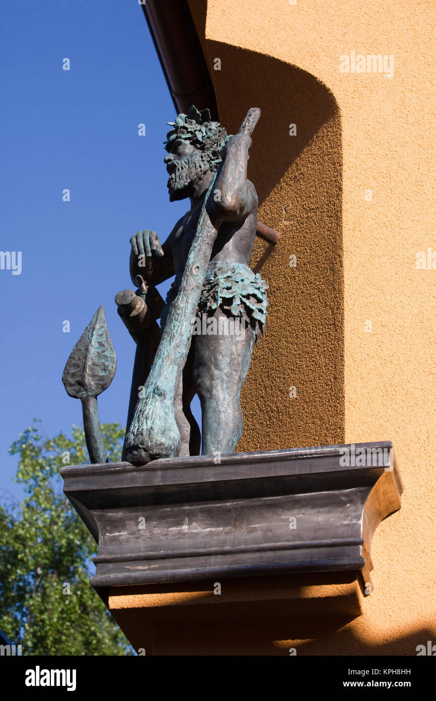 Lithuania, Western Lithuania, Klaipeda, Old Town, building detail Stock Photo