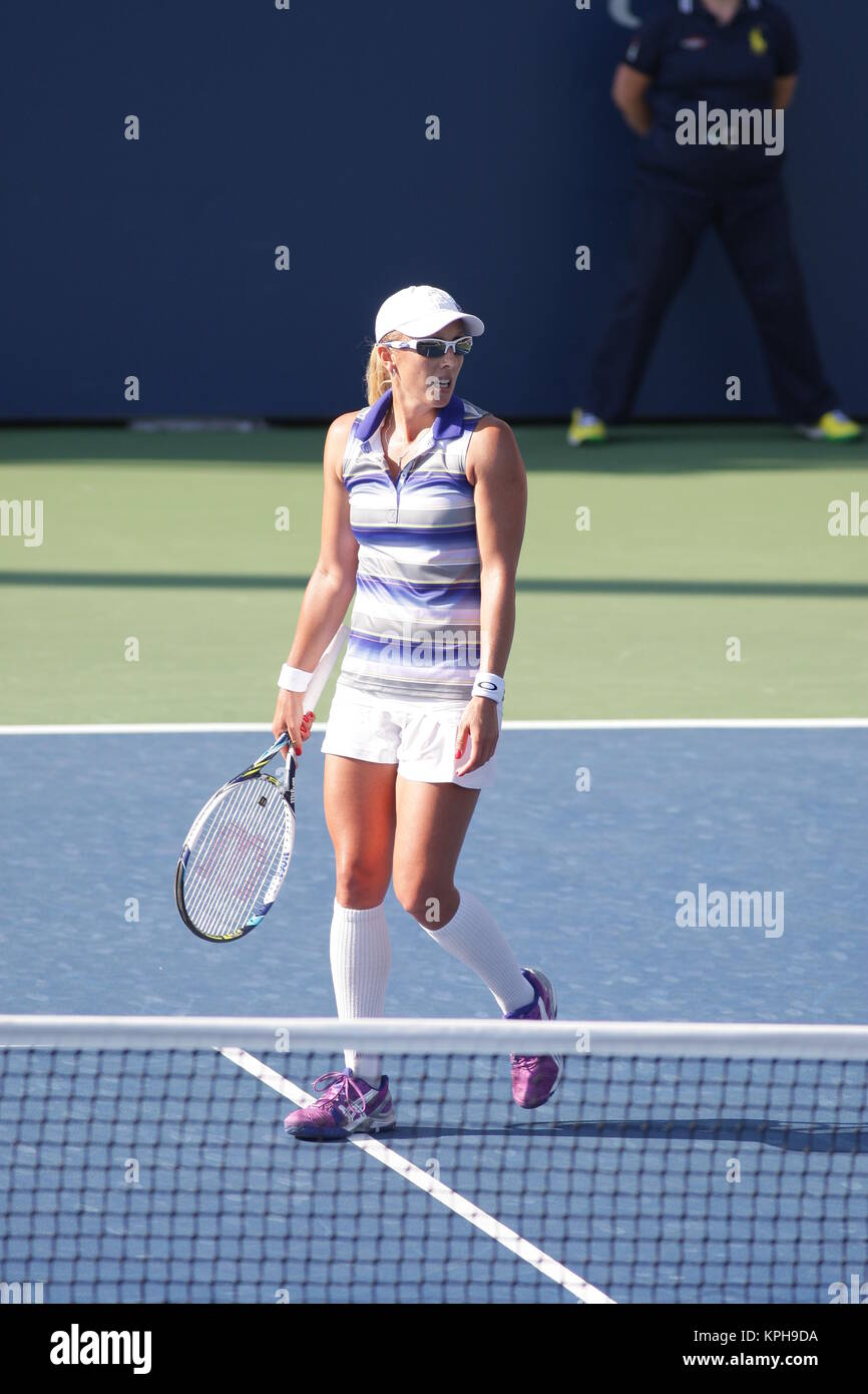 FLUSHING NY- AUGUST: Anastasia Rodionova, at the 2014 US Open at the ...
