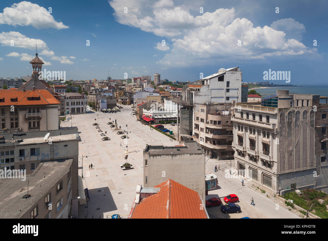 Romania, Black Sea Coast, Constanta, Piata Ovidiu, Ovid Square