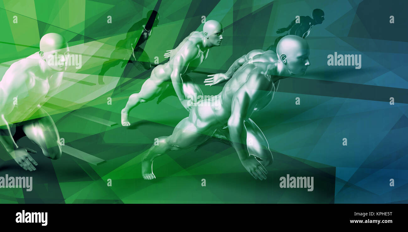 Sports Abstract Background and Education as a Concept Stock Photo - Alamy