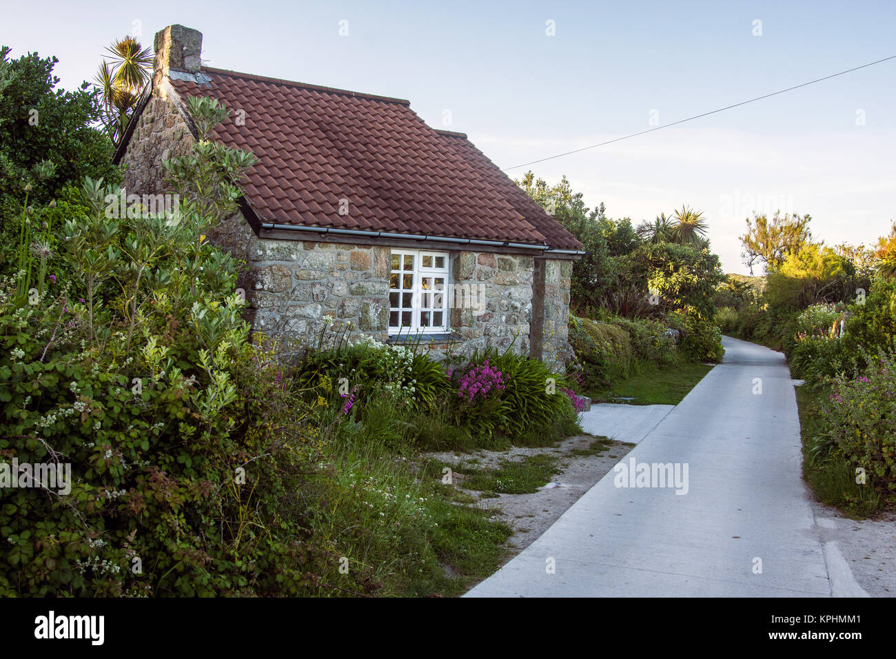Cottage on St. Agnes, Scilly Isles Stock Photo Alamy