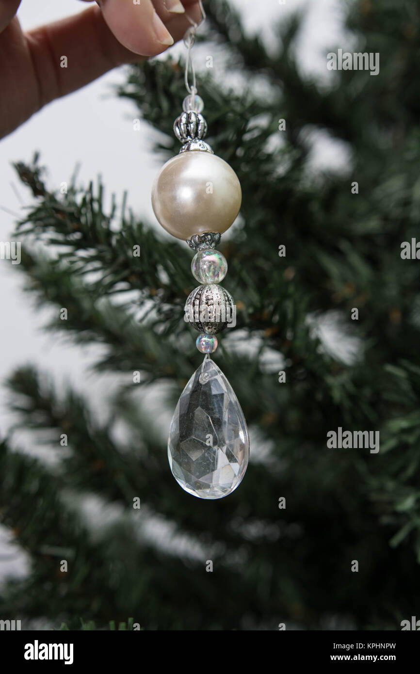 A Crystal Christmas tree Stock Photo - Alamy