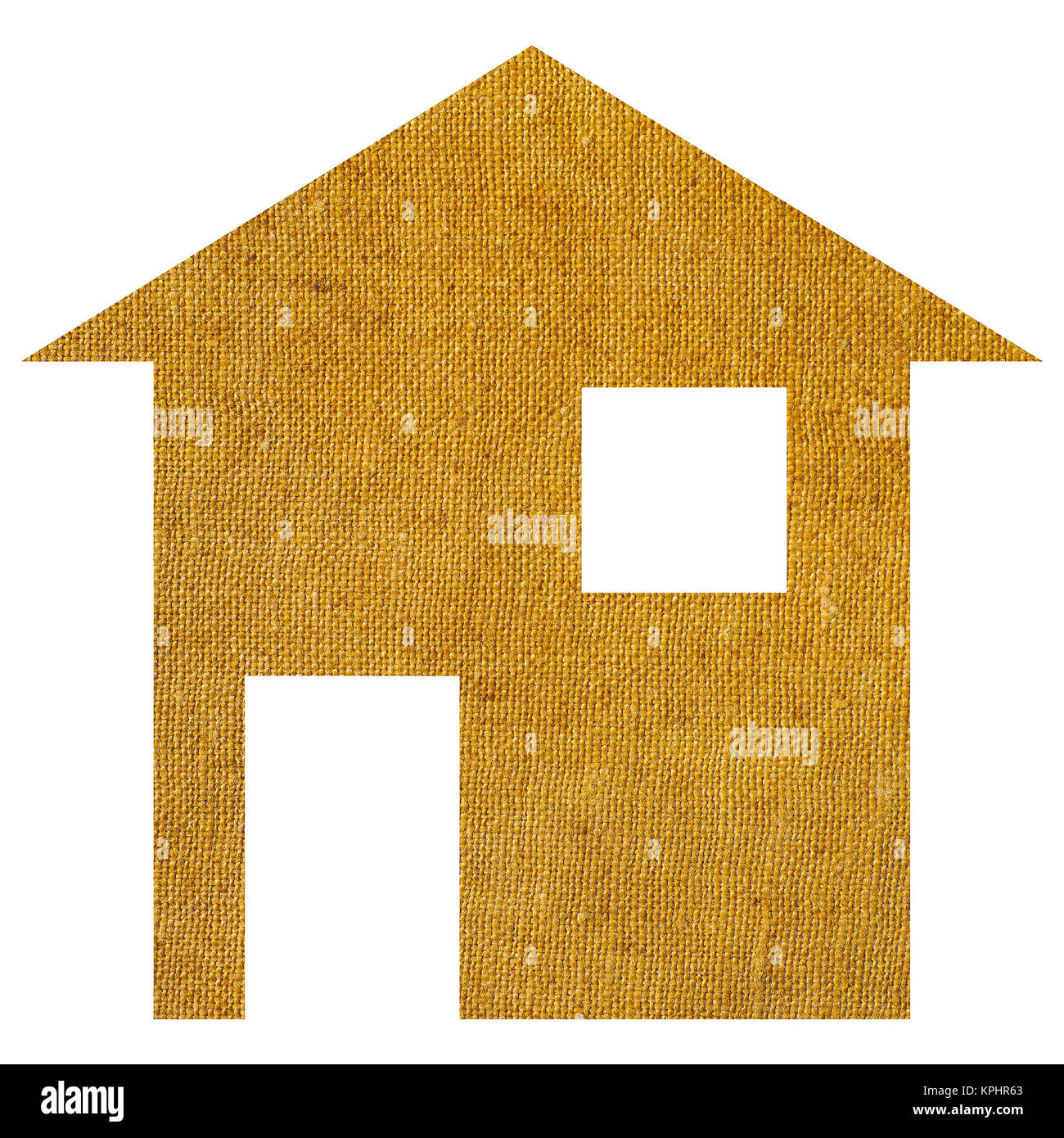 Fabric house 2d model illustration isolated over white Stock Photo Alamy