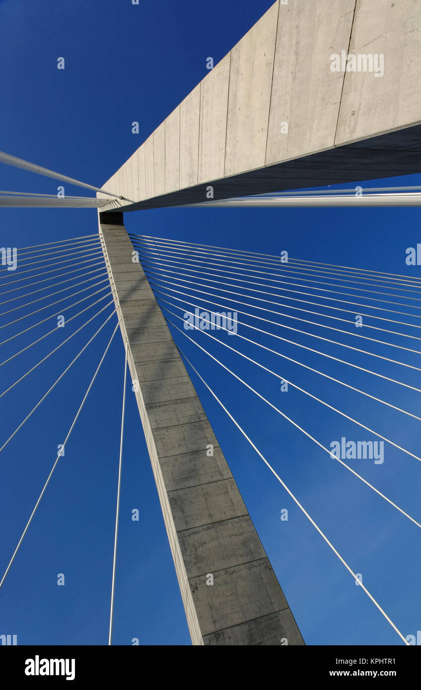 Suspension details of Arthur Ravenel Jr. Bridge, Charleston, South