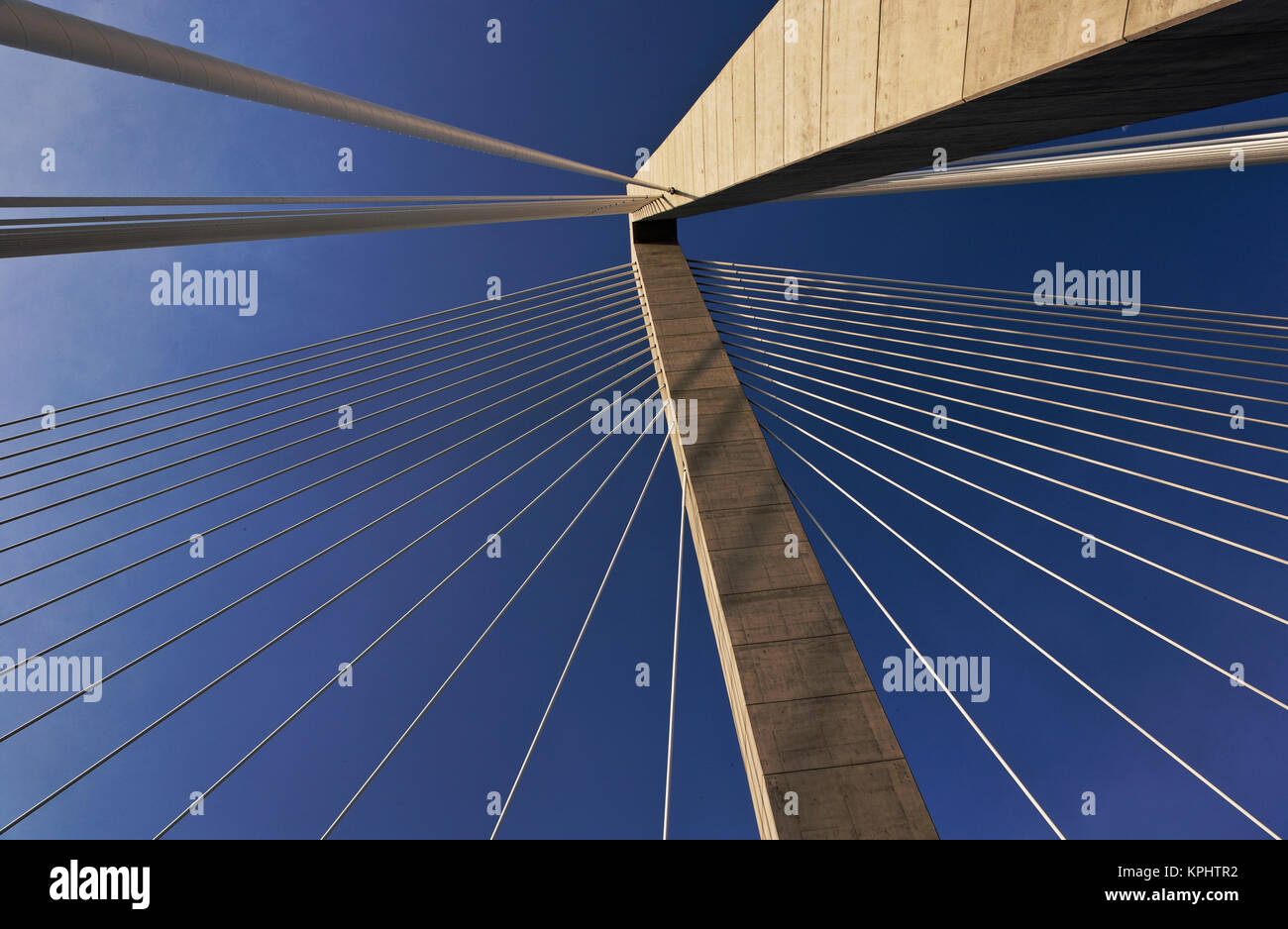 Suspension details of Arthur Ravenel Jr. Bridge, Charleston, South