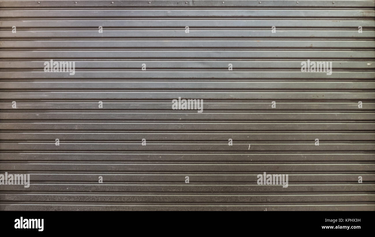 roller metal door background Stock Photo Alamy