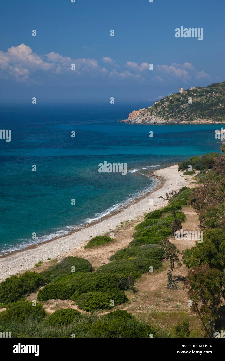Italy, Sardinia, Capoterra. Southeast coast Stock Photo - Alamy
