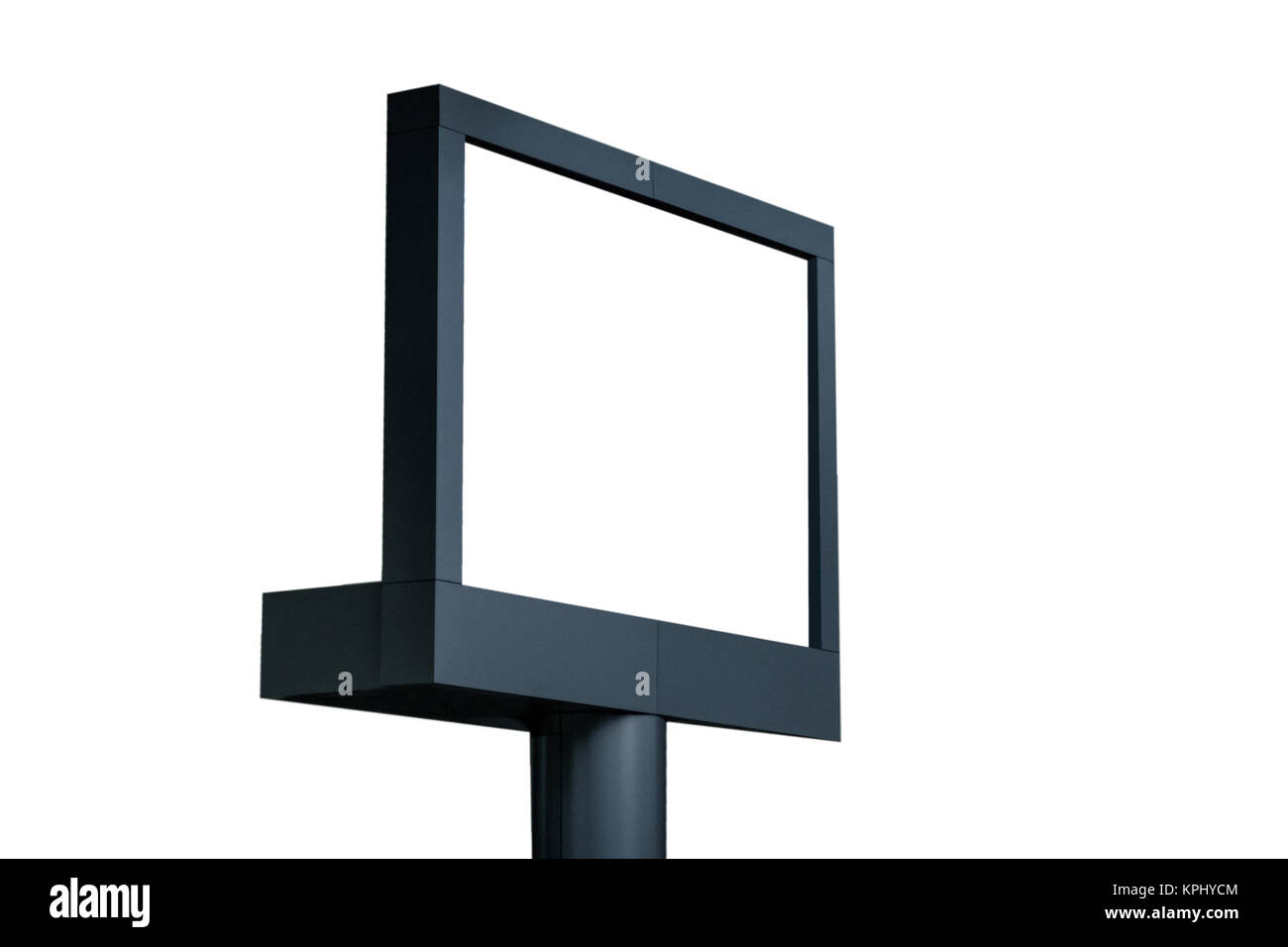 Billboard isolated on white background Stock Photo - Alamy