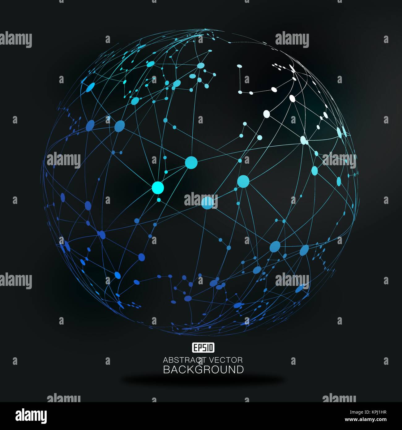 World Map Point, Line, Composition, Representing The Global, Network ...