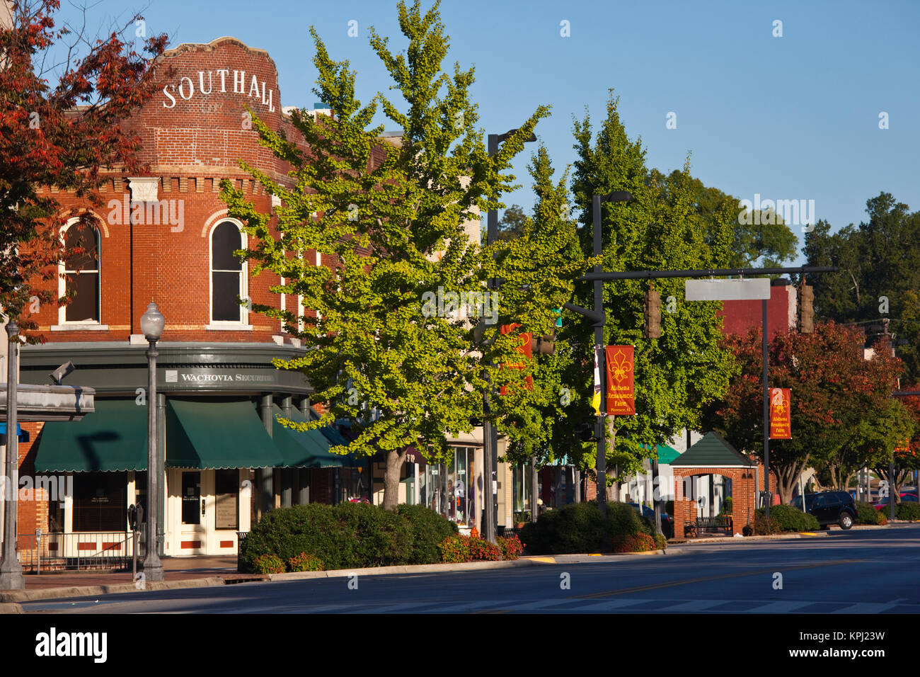 USA, Alabama, Florence. Downtown area, Court Street Stock Photo Alamy