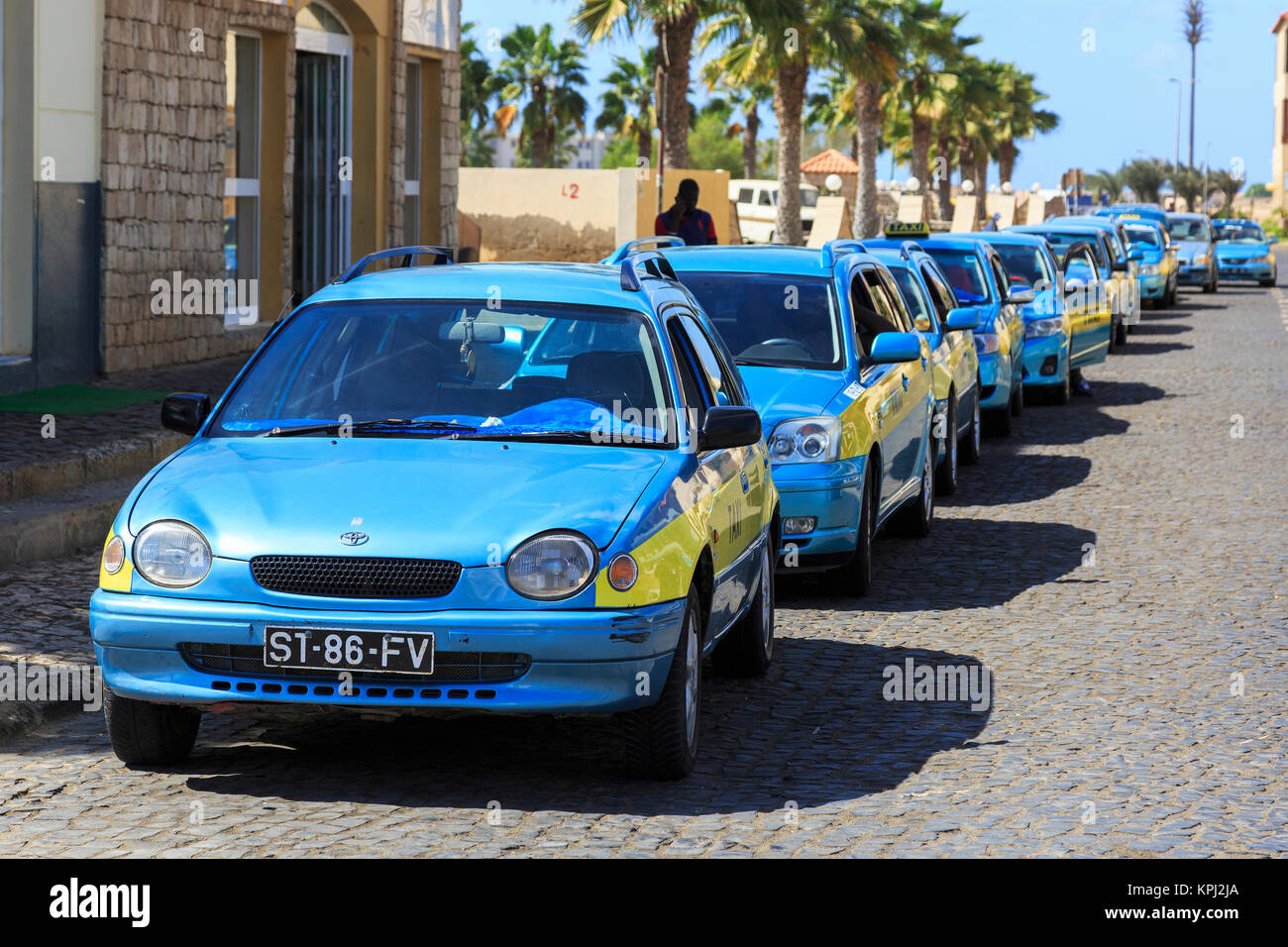 Taxi in Santa Maria, Sal Island, Salina, Cape Verde, Photo - Alamy