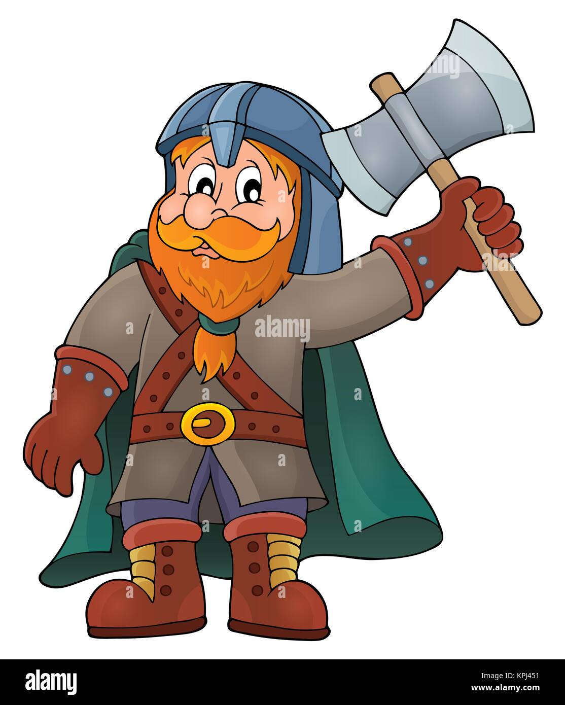 Dwarf warrior theme image 1 Stock Photo
