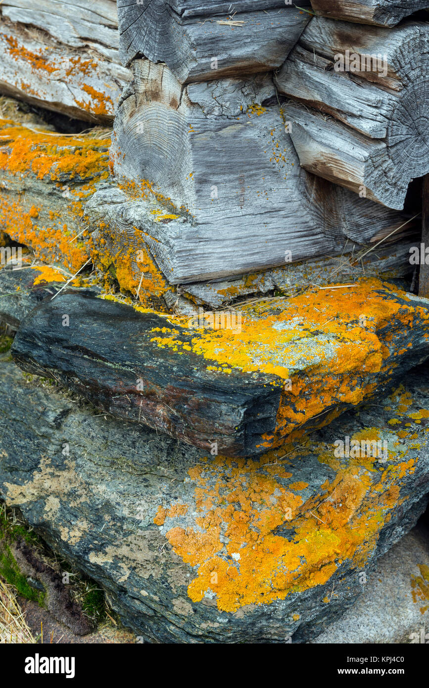 Shieling in Rondane, Norway Stock Photo