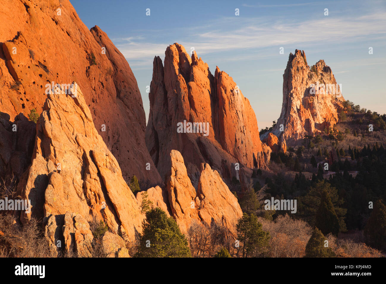Colorado Rock Formations USA, Colorado, Colorado Springs, Garden of the Gods, rock formations at ...