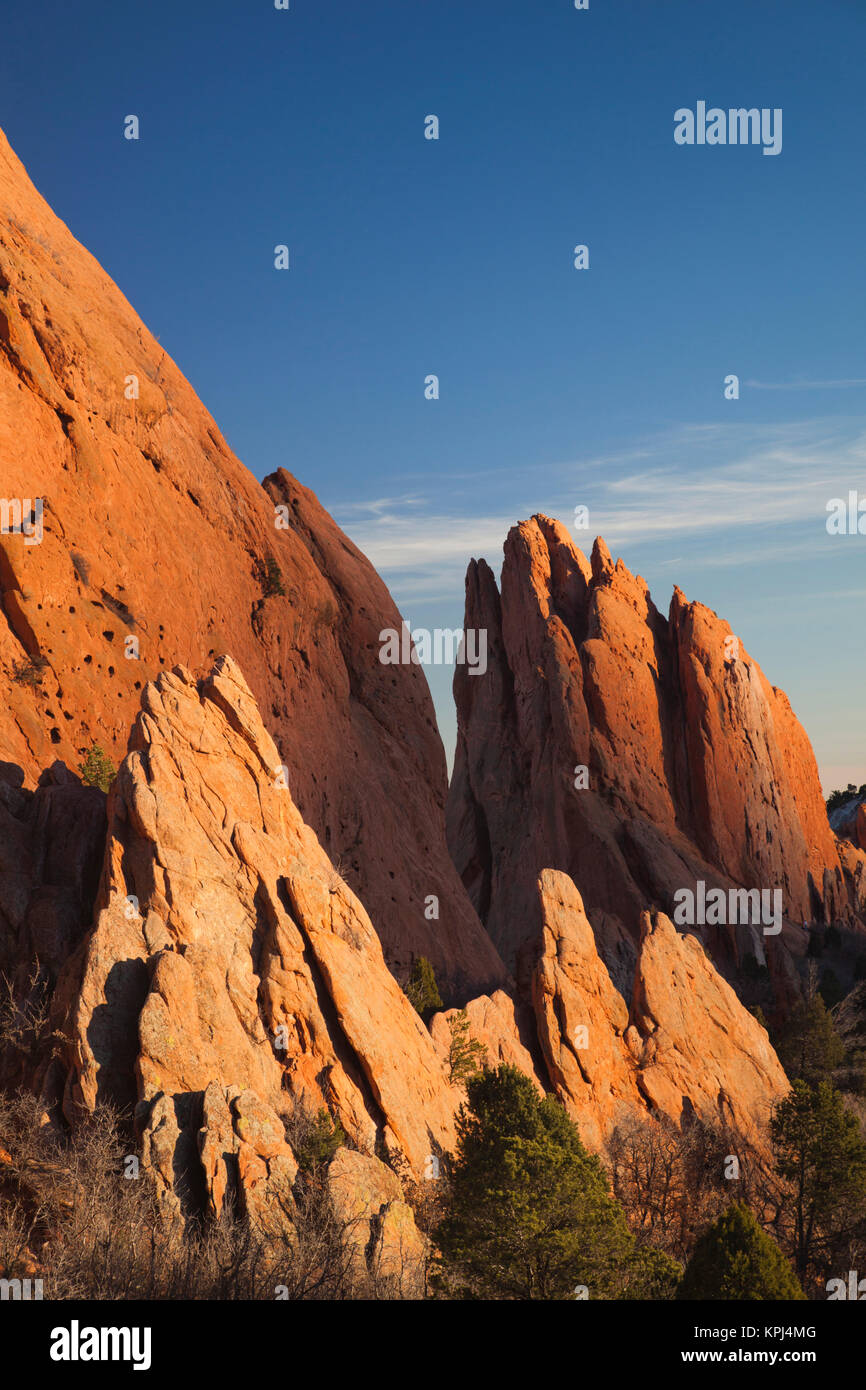 Colorado Rock Formations USA, Colorado, Colorado Springs, Garden of the Gods, rock formations at ...