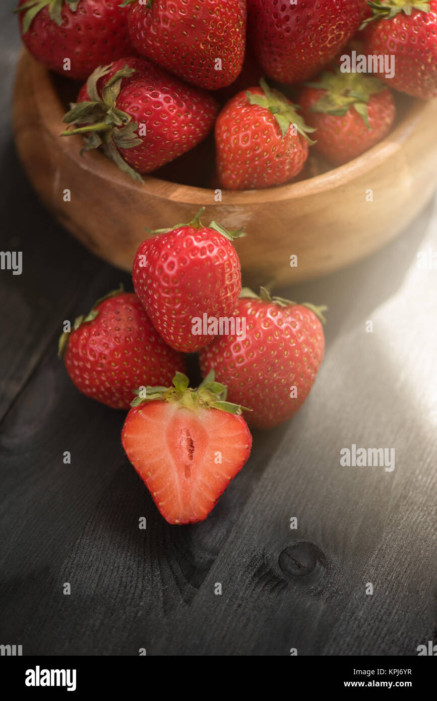 Fresh ripe strawberry Stock Photo - Alamy