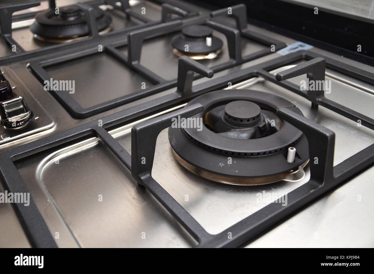 Kitchen gas stove in the kitchen Stock Photo Alamy