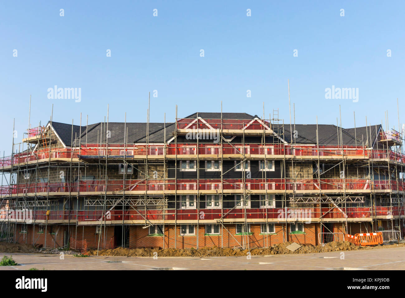 Construction of apartments and houses for Persimmon Homes in Cross